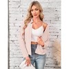 Coolmee Womens' Blazer Long Sleeve Jacket Notch Collar Casual Business Elegant Work Office Coat - 3 of 4