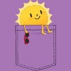 Girl's Design By Humans Pocketful of sunshine By radiomode T-Shirt - 2 of 3