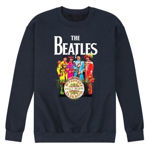 Men's - The Beatles - Sgt Peppers Cover Group-Men's Crew Fleece Sweatshirt Graphic Fleece Sweatshirt - 1 of 4