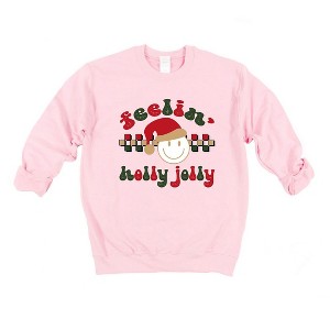 Simply Sage Market Women's Graphic Sweatshirt Feelin' Holly Jolly - 1 of 2