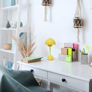 Simple Designs 11.8" Mushroom Magic Dimming (Includes LED Light Bulb) Touch Stick Lamp Portable and Rechargeable - 1 of 4