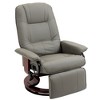 NicBex Manual Recliner Chair with Faux Leather Swivel Chair with 360 Degree with Padded Armrest for Living Room, Reading Room - 2 of 4