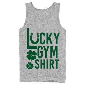 Men's Lost Gods St. Patrick's Day Lucky Gym Shirt T-Shirt - 1 of 4