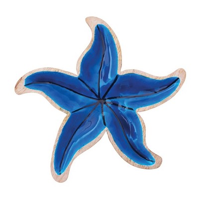 Beachcombers Blue Sea Star Dish