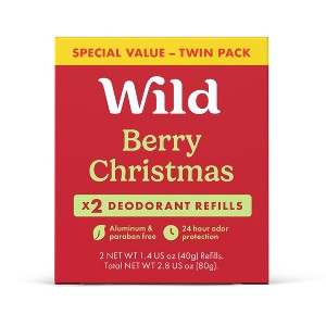 Wild Cosmetics Red Snoopy Christmas Case & Berry Christmas Deodorant Refills - 2ct - 1 of 4
