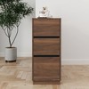 KWPZQEB Storage Cabinet, Kitchen Sideboard with 2 Glass Sliding Door, Coffee Bar Cabinet with 3 Side Drawers & Open Storage for Kitchen, Living Room - 4 of 4