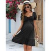 Clearlove Women's Chicken Heart Neck Short Sleeve Printed Comfortable Stylish Maternity Crop Dress - 2 of 4