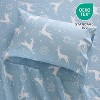Christmas Duvet Cover, Soft Brushed Microfiber Comforter Cover Sets, Printed Holiday Theme Bedroom Decorative Bedding - 3 of 4