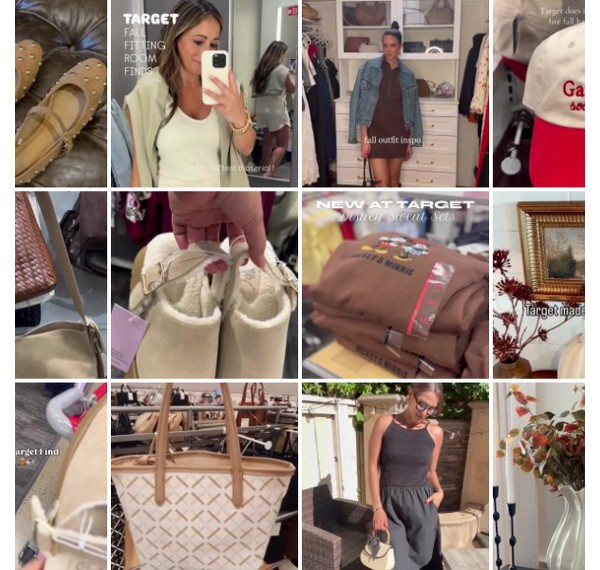 Collage of people showing off their #TargetStyle