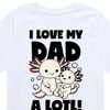 Boys' - Instant Message - Axolotls I Love My Dad A Lotl Short Sleeve Graphic T-Shirt - 2 of 4