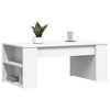 vidaXL Coffee Table White 40.2"x21.7"x16.5" Engineered Wood - 3 of 4
