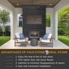 High-Density Polyurethane Faux Stone Siding Panels for Interior Exterior Decor Covering Rock Panel PU Stone - 4 of 4