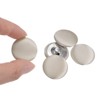 Unique Bargains Blouses Sweater Round Aluminum Cotton Fabric Cloth Covered Buttons 10 Pcs - 4 of 4