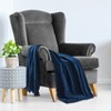 Chenille Throw Blanket Polyester Breathable and Fade Resistant   - Americanflat - image 2 of 2