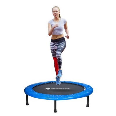 Blue Round Mini Trampoline for Kids and Adults