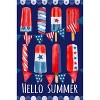 Northlight Hello Summer Americana Popsicle Garden Flag 28" x 40" - image 3 of 3