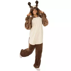 Rubie's Reindeer Comfywear Adult Costume, Small/Medium