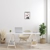 Stupell Industries Chic Kitty Cat Meow Glam Fashion Pink Circle Black Framed Giclee Art - 2 of 4