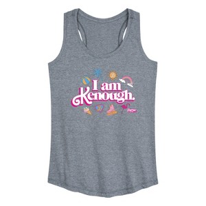 Women's - Barbie - I Am Kenough Icons Graphic Racerback Tank - 1 of 4