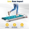 REDLIRO Incline Walking Pad Under Desk Treadmill Portable Jogging Machine  265LBS 2.25HP, White - 4 of 4