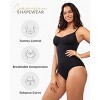 SHAPELLX Bodysuits for Women Tummy Control Shapewear Seamless Sculpting Butt Lifting Shapewear Comfy Body Shaper for Women—Black 38 - 3 of 3