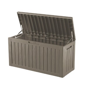 Decksplore 80 Gallon Deck Box Indoor/Outdoor Storage Box  Space-Saving All-Weather - 1 of 4