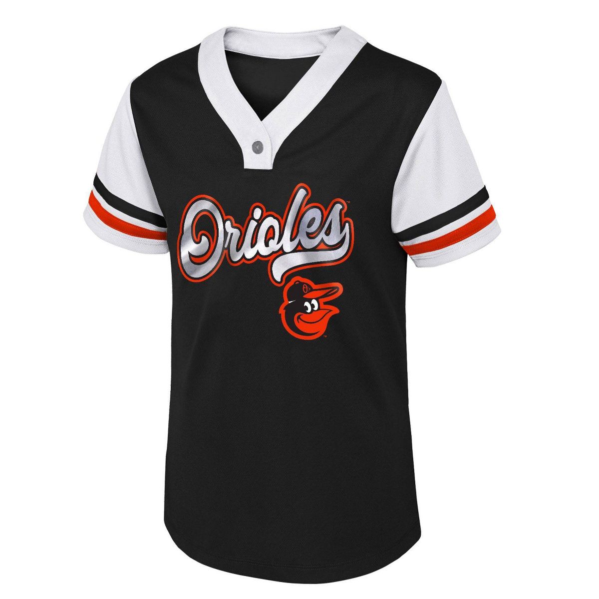 MLB Baltimore Orioles Girls' White Jersey - thumbnail 2