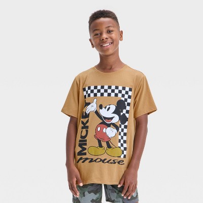 Boys' Mickey Short Sleeve T-Shirt - Beige