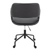 XIYUYEU Accent Modern Office Desk Chair Vanity Office Desk Chair with Wheels for Adults, Students, Office, Home - 4 of 4