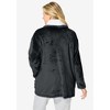 Dreams & Co. High Pile Fleece Lined Collar Microfleece Bed Jacket - 3 of 4