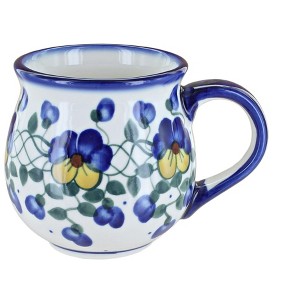 Blue Rose Polish Pottery 14M WR Unikat Bubble Mug - 1 of 1