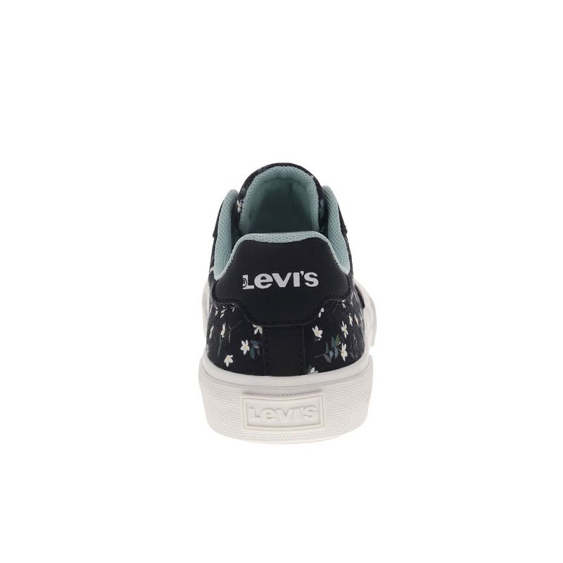 Levi's Kids Maribel Floral Twill Canvas Lace Up Lowtop Casual Sneaker Shoe, 3 of 7
