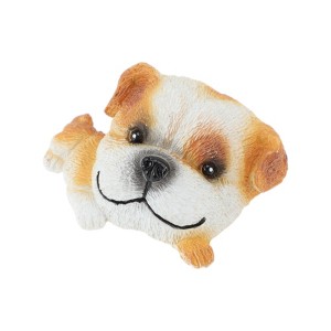 Unique Bargains Decorative Magnets Magnetic Fridge Sticker Irregular Shape Synthetic Resin Orange Red 1Pc - 1 of 3