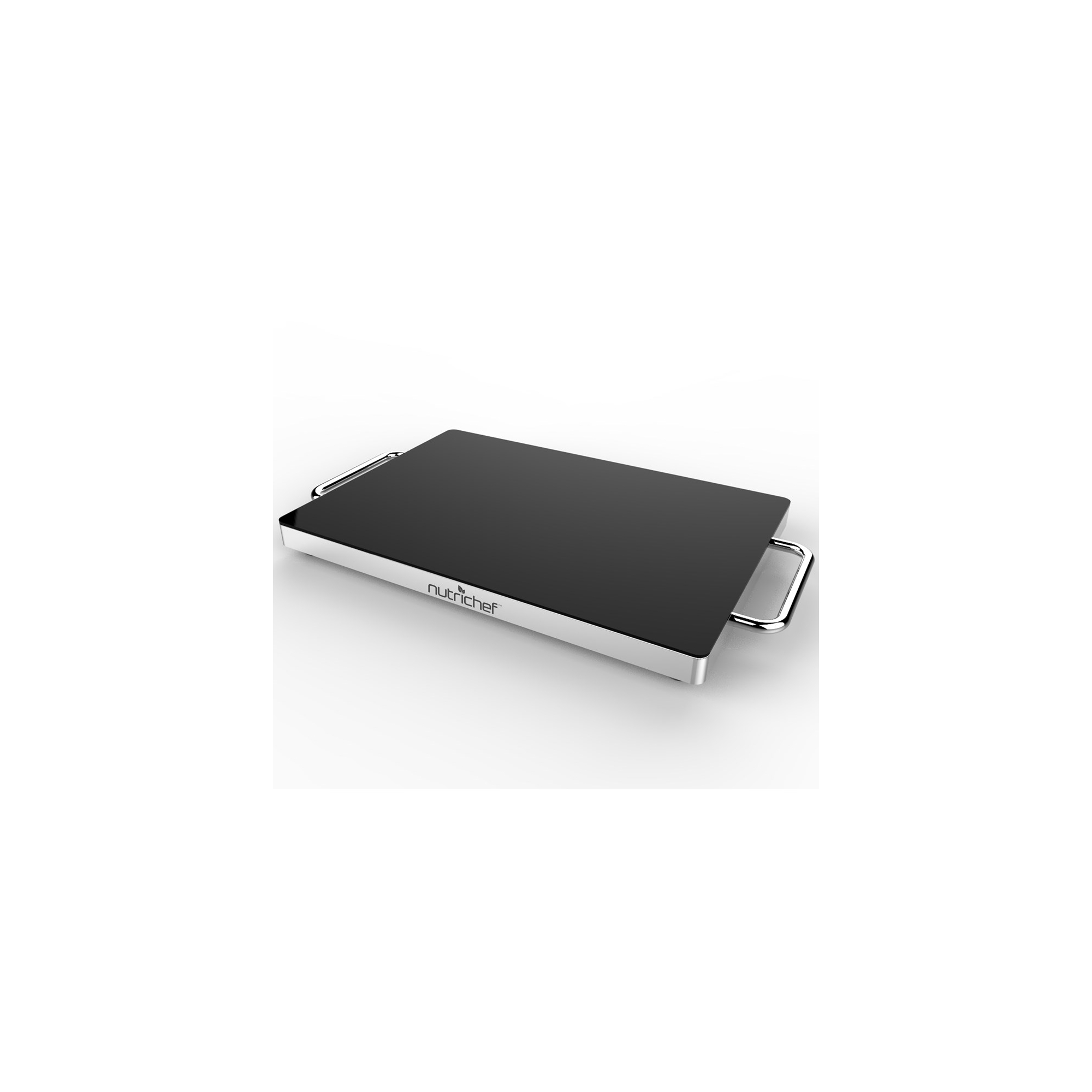 NutriChef Electric Warming Tray/Food Warmer - Non-Stick Glass Plate