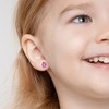 Girl's Adorable Enamel Ladybug Screw Back Sterling Silver Earrings - In Season Jewelry - 3 of 4