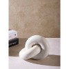 Munich White Marble Knot Sculpture - 2 of 3