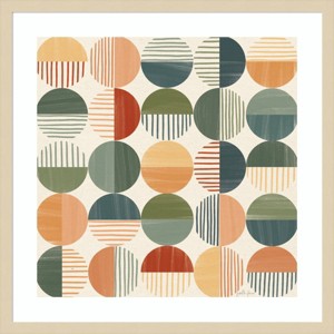 Amanti Art 25" x 25" Born to Roam Pattern II by Janelle Penner Wood Framed Wall Art Print : Modern Decor, Acrylic & Hardwood - 1 of 4