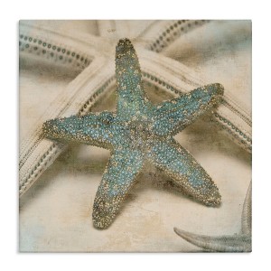 Stupell Industries Distressed Texture Starfish, 30" x 30" - 1 of 4