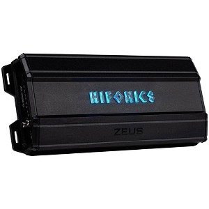 Hifonics Zeus Delta 2,550 Watt Compact Mono Block Nickel Plated Mobile Car Audio Amplifier with Auto Turn On Feature, ZD-2550.1D, Black - 1 of 4