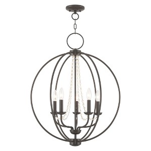 Livex Lighting Arabella 5 - Light Chandelier in  English Bronze - 1 of 1