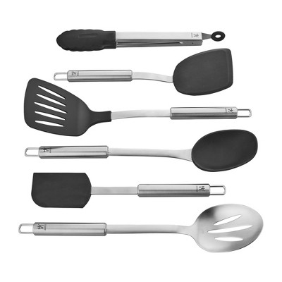 Henckels Cooking Tools 6-PC Kitchen Gadgets Sets with Spatula, Tongs, Cooking Spoon, 18/10 STAINLESS STEEL — фото 3