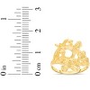 10k Yellow Gold 16.7mm Splash Cluster Openwork Filigree Ring - 4 of 4
