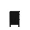 New Classic Furniture,Zodiac 2 Drawer Nightstand-Black - 3 of 4
