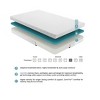 PAGED Gel-Infused Memory Foam Mattress Bed Mattress with Sustainable Material for Comfortable Sleep - 2 of 4