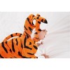 Joyfy Baby Halloween Costume Tiger Jumpsuit with Tail, Toddler One Piece Animal Suit with Hat for Halloween Dress Up Party - 4 of 4