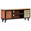 vidaXL TV Cabinet Multicolor with natural wood grain - 2 of 4