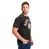 Harry Potter Hufflepuff Varsity Men's Black Vintage Mineral Wash Crew Neck Short Sleeve T-shirt - 2 of 4