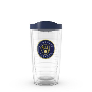 MLB Milwaukee Brewers 16oz Primary logo Classic Tumbler - 1 of 4