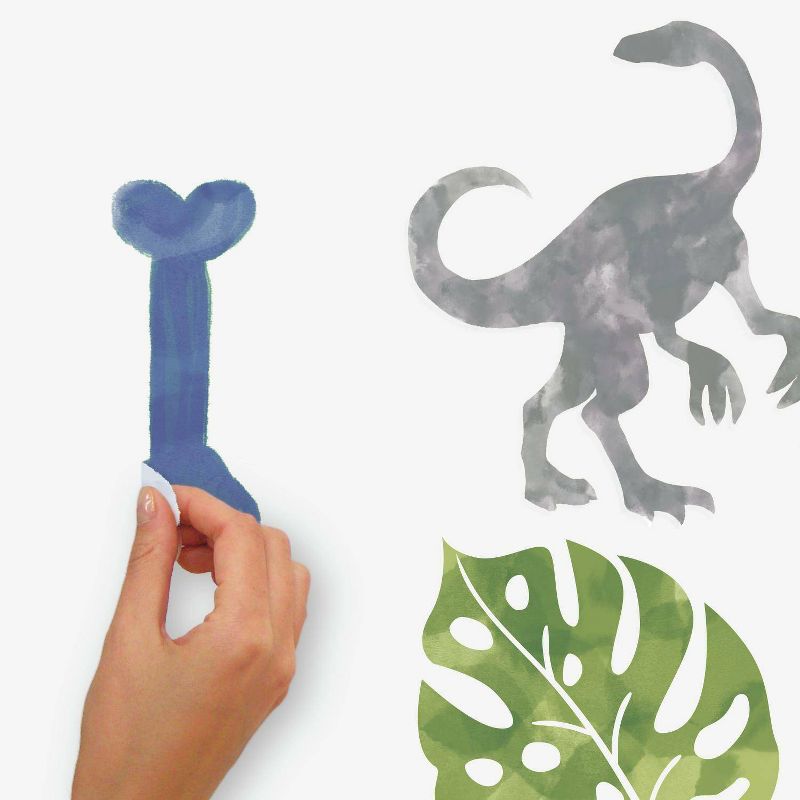 RoomMates Watercolor Dinosaur Peel and Stick Wall Decal, 6 of 8