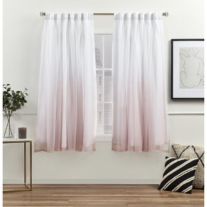 EXCLUSIVE HOME Crescendo Lined Room Darkening Blackout Hidden Tab Top Curtain Panel Pair - 1 of 4